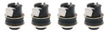 Allstar Performance Pressure Relief Valve Stems ALL44062 Wheel Disconnect. 5/8 in Diameter, Aluminum, Set of 4 thumbnail 2