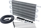Allstar Performance Transmission Coolers ALL26706 Cooler, Tube and Fin, Copper/Aluminum, 15 in. Width, 7.5 in. Height, 3/8 in. Hose, Fittings, Each thumbnail 1