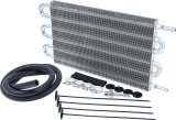 Allstar Performance Transmission Coolers ALL26706 Cooler, Tube and Fin, Copper/Aluminum, 15 in. Width, 7.5 in. Height, 3/8 in. Hose, Fittings, Each thumbnail 2