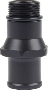 Allstar Performance Adapter Fittings ALL31135 Fitting, Adapter, Straight Cut to Hose Barb, Straight, Aluminum, Black Anodized, 1 1/4 in. -12, Hose Barb, Each thumbnail 2