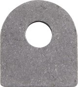 Allstar Performance Brake Line Adapter Mounting Tabs ALL60090 Chassis Tabs, 3/8 in hole, Natural, Steel, Tab, Set of 4 thumbnail 1