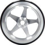 Allstar Performance Wheelie Bar Wheels ALL60510 Wheel, Replacement Part, 5-spoke Design, 4 in. Diameter, No Bearing, 1.625 in. Wide Mount, Each thumbnail 1