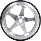 Allstar Performance Wheelie Bar Wheels ALL60510 Wheel, Replacement Part, 5-spoke Design, 4 in. Diameter, No Bearing, 1.625 in. Wide Mount, Each thumbnail 2