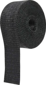Allstar Performance Exhaust Wrap ALL34255 Wrap, 1,200 degrees F Rating, Fiberglass Composite, Black, 2 in. Width, 25 ft. Length, Each thumbnail 2