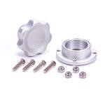 Allstar Performance Fill Plug Kits ALL36180 Kit, 1 1/2 in. -12, Billet Aluminum Cap, Bolt-On, Silver Anodized, 1.500 in. Diameter Cap, Kit thumbnail 1