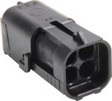 Allstar Performance Weatherpack Connector Housings ALL76297 Wiring Replacement Parts, Weatherpack, Housing, 4 Pin, Male, Square, Each thumbnail 2