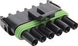 Allstar Performance Weatherpack Connector Housings ALL76298 Wiring Replacement Parts, Weatherpack, Housing, 6 Pin, Female, Each thumbnail 1