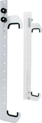Allstar Performance Wall Mount Radiator Holder Kits ALL12216 Holder, Mount, Adjustable, Aluminum, White, Each thumbnail 2