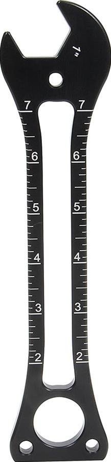 Allstar Performance Wheelie Bar Wheel Wrenches ALL11197 Wrench, Adjusting, 1 in. Size, Open End, 9 in. Length, Aluminum, Blue Anodized, Each