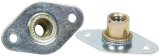Allstar Performance Quick-Turn Fastener Insert Plates ALL19420-10 Brackets, Plate, Rivet, 1.000 in. Width, Set of 10 thumbnail 1