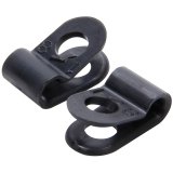 Allstar Performance Hose and Line Mounting Clamps ALL18309 Nylon 1/8 in thumbnail 2