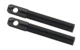 Allstar Performance Replacement Hood Pins ALL18493 Pin Components, Lightweight Aluminum Pin, 3/8 in. Diameter, Black, Pair thumbnail 2