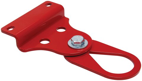 Allstar Performance Tow Hooks ALL22312 Hooks, Steel, Red, Swivel Mount, Each