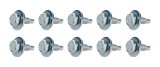 Allstar Performance Body Bolts ALL16552 Fasteners, Bolts, Hex Head, 1/4 in.-20 Thread Size, 0.750 in. Length, Steel, Silver, Set of 10 thumbnail 2