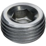 Allstar Performance NPT Plug Fittings ALL49812 Fitting, Plug, Steel, Zinc, 1/4 in. NPT, Male Threads, Pair thumbnail 1