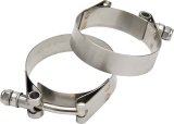 Allstar Performance T-Bolt Band Clamps ALL18355 Hose Clamps, Clamps, Stainless Steel, Natural, 4.250 in. to 4.625 in., Pair thumbnail 2