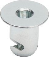 Allstar Performance Flush Head Self-Ejecting Button Fasteners ALL19118 Quick Fasteners, Button, Hex Head, Aluminum, Cadium Plated, 0.44 in. Shank Diameter, 0.50 in. Shank Length, Set of 50 thumbnail 1