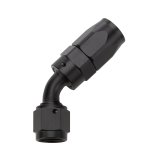 Allstar Performance Hose Ends ALL49333 Fitting, End, 45 Degree, -8 AN to -8 AN Female, Aluminum, Black, Each thumbnail 2