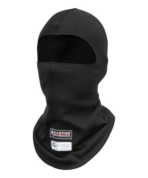 Allstar Performance Head Socks ALL923114 Socks, SFI 3.3, Single-Layer, Single Eye Opening, Aramid/Cotton, Black, Moisture Wicking, Each thumbnail 1