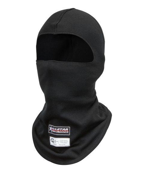 Allstar Performance Head Socks ALL923114 Socks, SFI 3.3, Single-Layer, Single Eye Opening, Aramid/Cotton, Black, Moisture Wicking, Each thumbnail 2