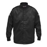 Allstar Performance Single-Layer Driving Jackets ALL931112 Jacket, SFI 3.2A/1, Single Layer, Pyrovatex, Black, Medium, Each thumbnail 1