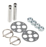 Allstar Performance Hood Pin Kits ALL18476 Pins, Torsion Pin-Style, 2.750 in. Long, 1/2 in. Diameter, Aluminum, Silver Anodized, Kit thumbnail 2