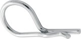 Allstar Performance Replacement Hood Pin Clips ALL18516 Pins, Hairpin Clip, 5/32 in., Steel, Chrome, Pair thumbnail 1