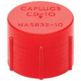 Allstar Performance AN Cap Fittings ALL50805 Caps, Plastic, Red, -10 Female, Set of 10 thumbnail 1