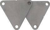 Allstar Performance Chevy Motor Mount Pads ALL38090 Pads, Steel, 3/16 in. Thick, Frame Mount, Pair thumbnail 1
