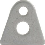 Allstar Performance Chassis Tabs ALL60020 Tabs, Window Frame, Mild Steel, 16-Gauge, 1 in. x 1 in, 3/16 Hole w/Lightening hole, Set of 10 thumbnail 1