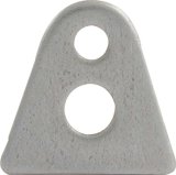 Allstar Performance Chassis Tabs ALL60020 Tabs, Window Frame, Mild Steel, 16-Gauge, 1 in. x 1 in, 3/16 Hole w/Lightening hole, Set of 10 thumbnail 2