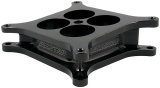 Allstar Performance Angled 1.875 Inch Carburetor Spacer ALL25975 Spacer, Hi-Flow, in. Thick, 4-hole, Aluminum, Black Anodized, 4-barrel Square Bore, Each thumbnail 1