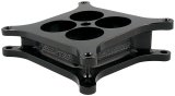 Allstar Performance Angled 1.875 Inch Carburetor Spacer ALL25975 Spacer, Hi-Flow, in. Thick, 4-hole, Aluminum, Black Anodized, 4-barrel Square Bore, Each thumbnail 2