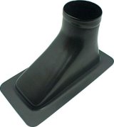 Allstar Performance Brake Ducts ALL42141 Duct, Accepts 3.0 in. Hose, ABS Plastic, Black, Each thumbnail 1