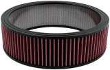 Allstar Performance Washable Air Filter Elements ALL26002 Element, Round, Cotton Gauze, Red, 14 in. Diameter, 4 in. Tall, Each thumbnail 1