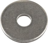Allstar Performance Steel Backup Washers ALL18216 Washers, Steel, .250 in. Inside Diameter, 1.000 in. Outside Diameter, Set of 100 thumbnail 2
