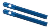 Allstar Performance Replacement Hood Pins ALL18489 Pins, Aluminum, Blue Anodized, 3/8 in. Diameter, Pair thumbnail 2