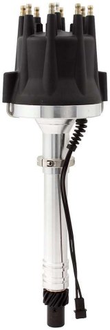 Allstar Performance High Distributors ALL81221 Distributor, Male HEI, Magnetic Pickup, Mechanical Advance, Black Cap, Chevy, Big/Small Block, Each thumbnail 2