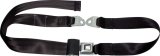 Allstar Performance Seat Belts ALL98110 Belt, Lap Belt Type, Black, Non-retractable, Bolt-in Ends, Each thumbnail 1