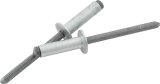 Allstar Performance Small Head Rivets ALL18105 Rivets, Blind Rivets, Multi-Grip, 3/16 in. Rivet, 3/8 in. Head, Aluminum/Steel, Silver, Set of 250 thumbnail 1