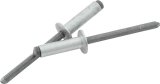 Allstar Performance Small Head Rivets ALL18105 Rivets, Blind Rivets, Multi-Grip, 3/16 in. Rivet, 3/8 in. Head, Aluminum/Steel, Silver, Set of 250 thumbnail 2