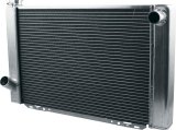 Allstar Performance Aluminum Radiators ALL30043 Radiator, Single Pass, 28 in W x 16 in T x 3 in D, Ford, Mopar, Aluminum, Each thumbnail 1