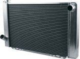 Allstar Performance Aluminum Radiators ALL30043 Radiator, Single Pass, 28 in W x 16 in T x 3 in D, Ford, Mopar, Aluminum, Each thumbnail 2