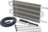Allstar Performance Transmission Coolers ALL26700 Cooler, Tube and Fin, Copper/Aluminum, 12 in. Width, 5 in. Height, 3/8 in. Hose, Fittings, Each thumbnail 1