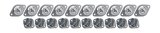 Allstar Performance Flush Head Self-Ejecting Button Fasteners ALL18996 Quick Fasteners, Complete Fastener, Steel, Cadmium Plated, Self-Ejecting, Slotted, 0.450 in., Set of 10 thumbnail 1