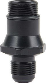 Allstar Performance Adapter Fittings ALL31138 Fitting, Adapter, AN to Straight Cut, Straight, Aluminum, Black Anodized, 1 1/4-12 in., -12 AN, Each thumbnail 2