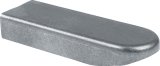 Allstar Performance Chassis Tabs ALL60072 Tab, Universal Large Bracket Style, Mild Steel, Natural, 6.500 in. x 2.250 in., Each thumbnail 1