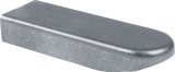 Allstar Performance Chassis Tabs ALL60072 Tab, Universal Large Bracket Style, Mild Steel, Natural, 6.500 in. x 2.250 in., Each thumbnail 2