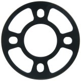 Allstar Performance Steel 0.25 inch Wheel Spacers ALL44200 Spacer, Steel, 0.250 in. Thick, 4 x 4 1/2 in., 4 x 4 1/4in., Each thumbnail 1
