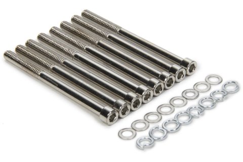 Allstar Performance Valve Cover Hold-Down Bolts ALL99465 Fasteners, Bolts, Steel, Chrome, Allen Socket Head, 1/4-20 in. Thread, 3.75 in. Length, Washers included, Set of 8